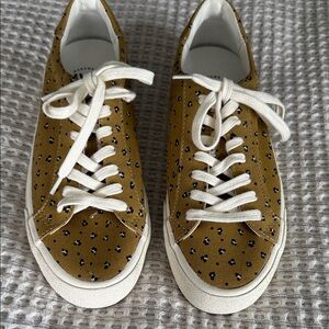 Leopard Print Sneakers with White Laces by Madewell